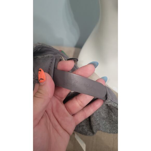 Vintage Starter UNLV Runnin' Rebels Snapback Hat 100% Wool Gray Red NWT Made DR - Picture 13 of 14